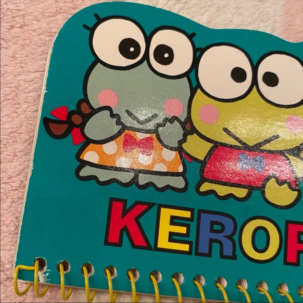 Vintage Sanrio Keroppi Mini Notepad Paper Book - Picture 2 of 10